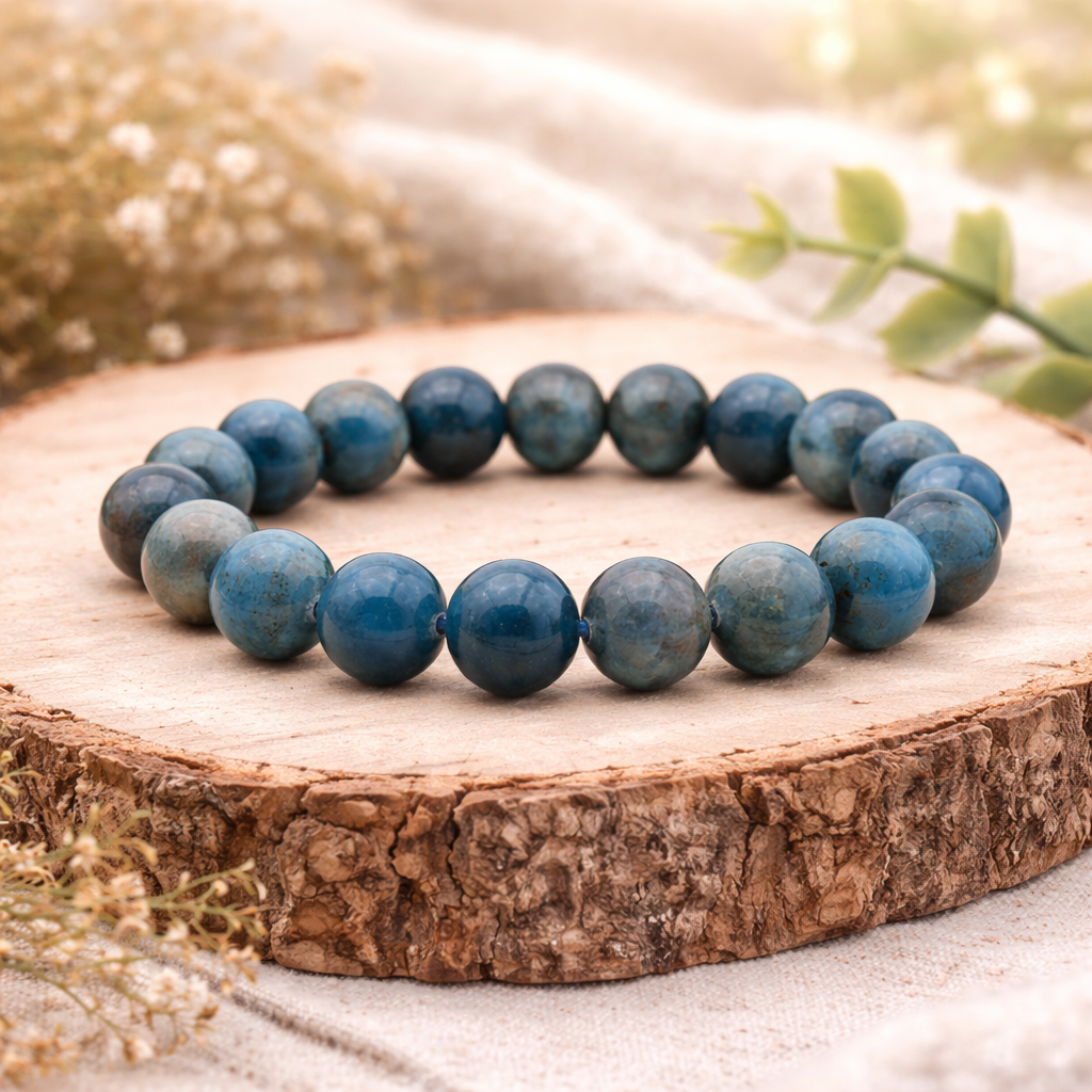 Bracelet Apatite Bleue – Chemin de Vie 5