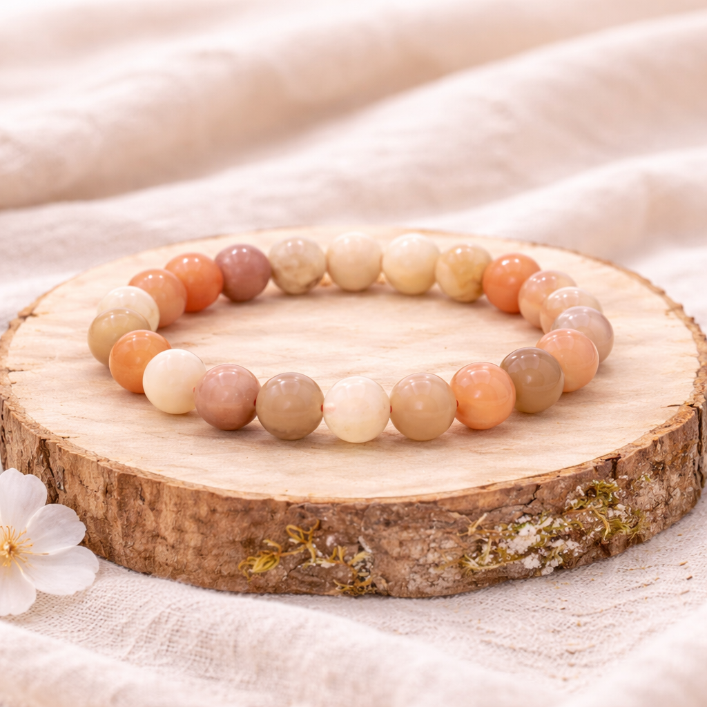 Bracelet Pierre de Lune – Chemin de Vie 33