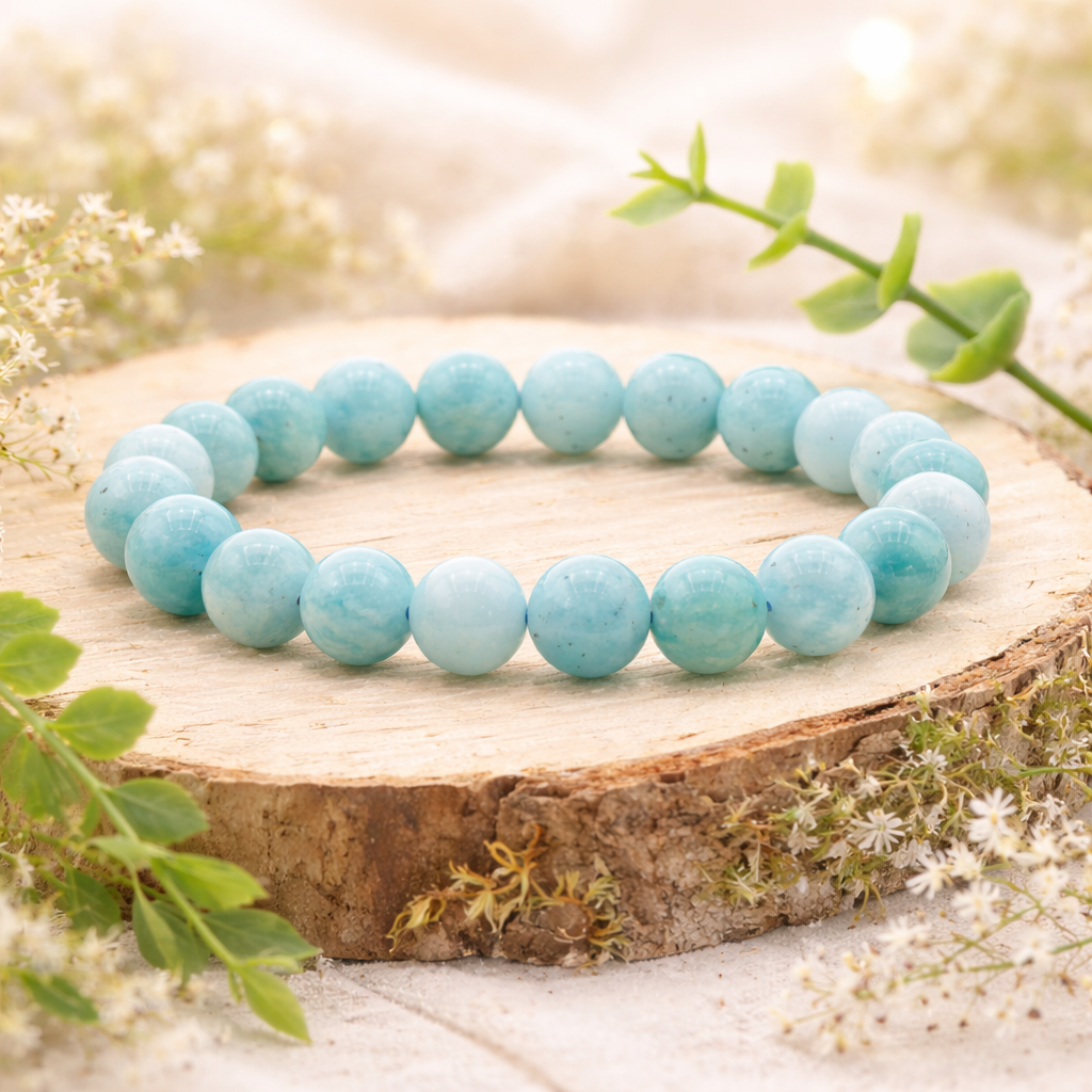 Bracelet Amazonite Naturelle – Chemin de Vie 11